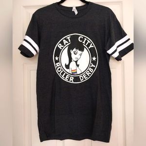 Pride Rat City Roller Derby Tee Sz S